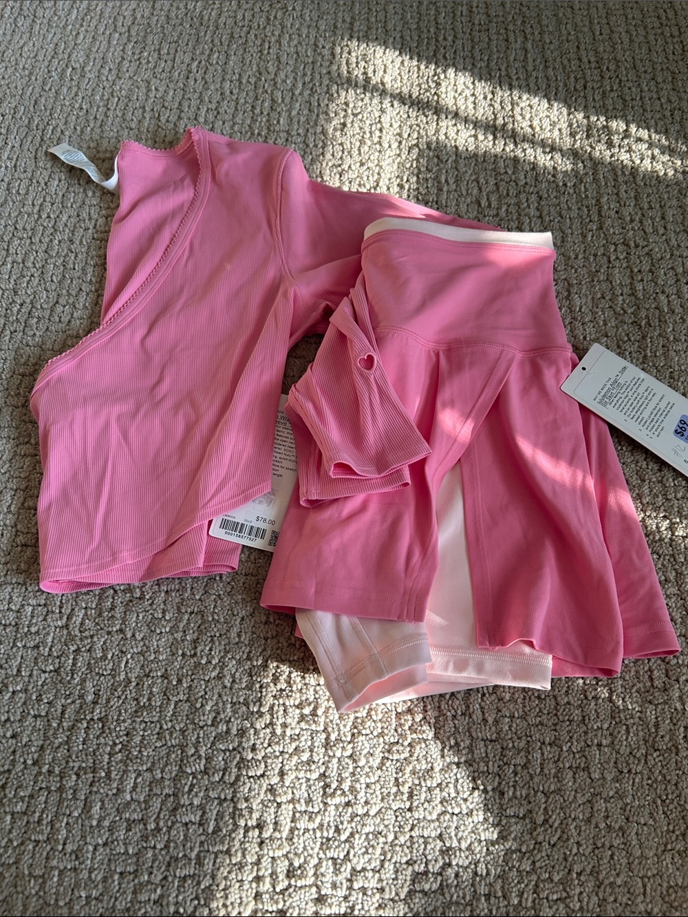 Lululemon Candy Cloud set size 8/L $156